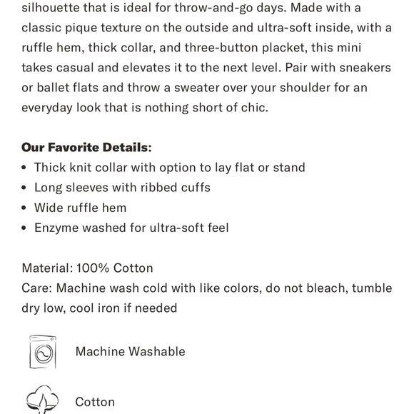 Tuckernuck Winestasting Long Sleeve Polo Dress XL - NWT - Picture 8 of 9